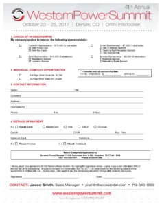 WPS17 Sponsorship Reservation Form